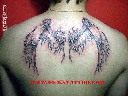 Back Wings Galleries Tattoos wingtattoos are as sophisticated as they 