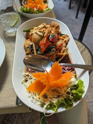 Dish from Thai Garden in Lisbon