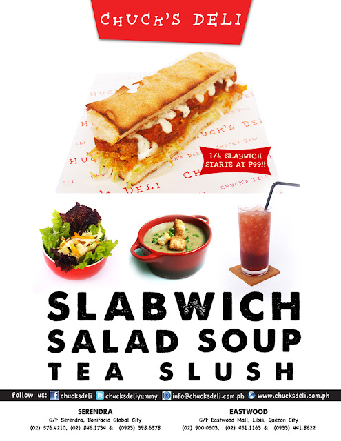 Chuck's Deli Now Offers 1/4 Slabwiches and Lunch Bag!