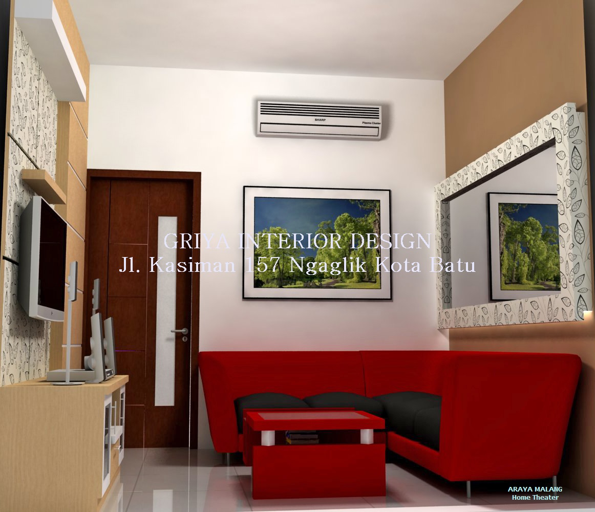 design interior DESAIN RUMAH  PRIBADI ARAYA MALANG