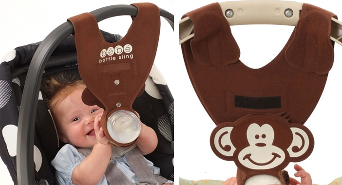 Car seat bottle holder