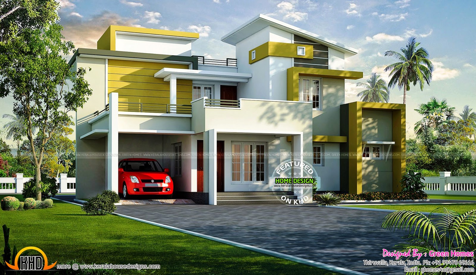  Indian  Modern  Bungalow  Exterior Modern  House 