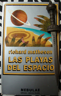 Portada del libro Las playas del espacio, de Richard Matheson