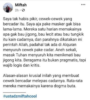 Ngustadz Miftah Si Penista Agama Yang Sok Logis Dan Kritis