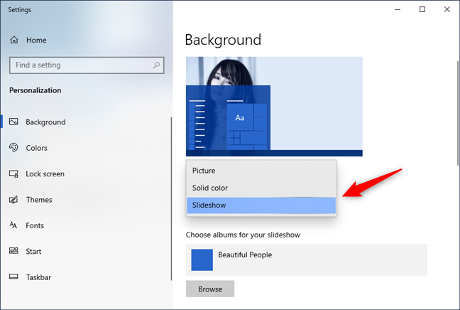 Windows10でデスクトップの壁紙を変更する4つの方法