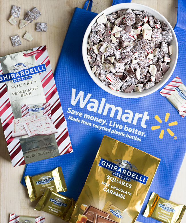 Peppermint Bark Reindeer Chow