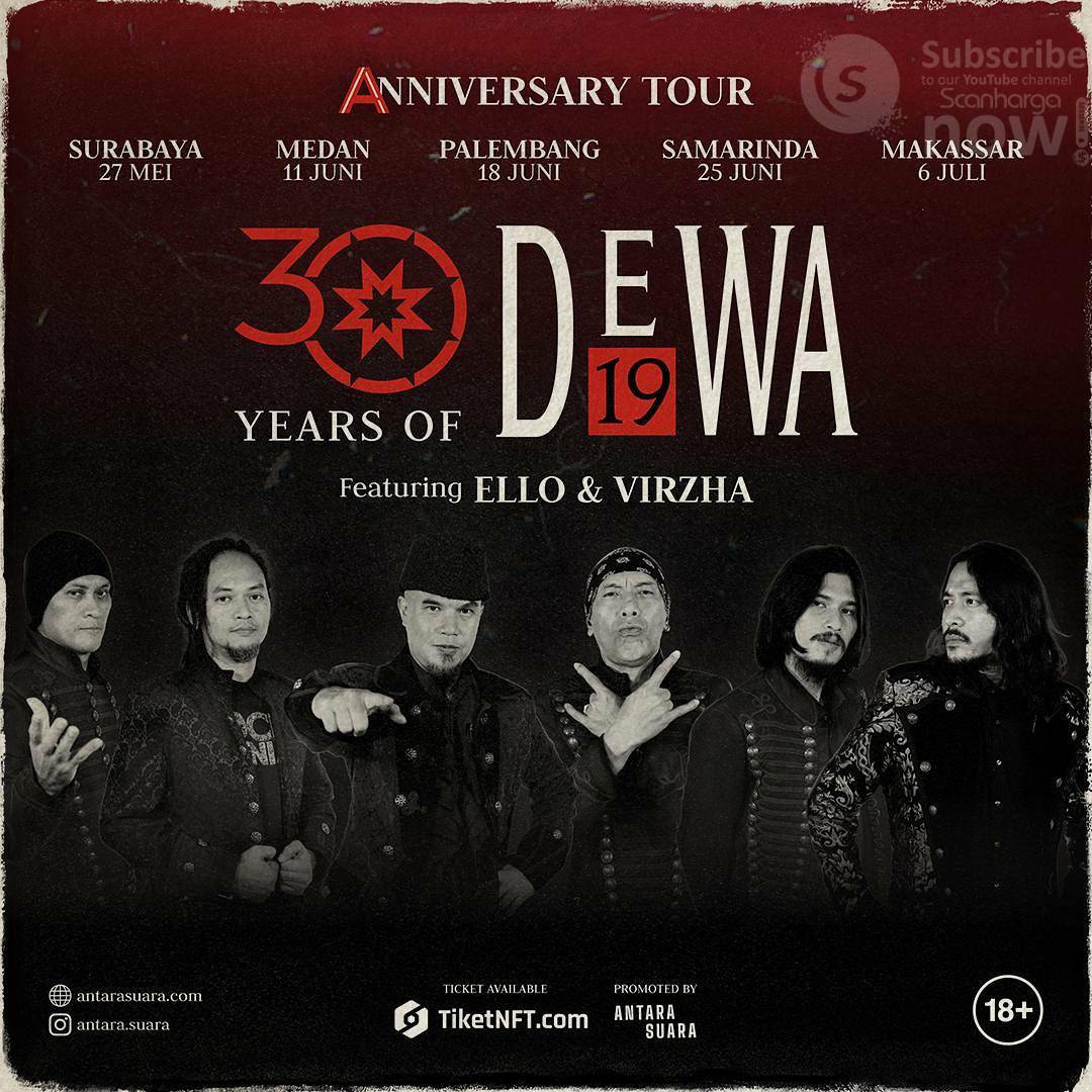 Harga Tiket Konser 30 Years Anniversary Tour Dewa 19