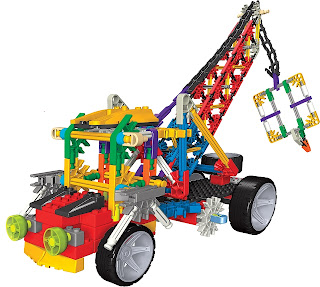 pickup truck made from knex
