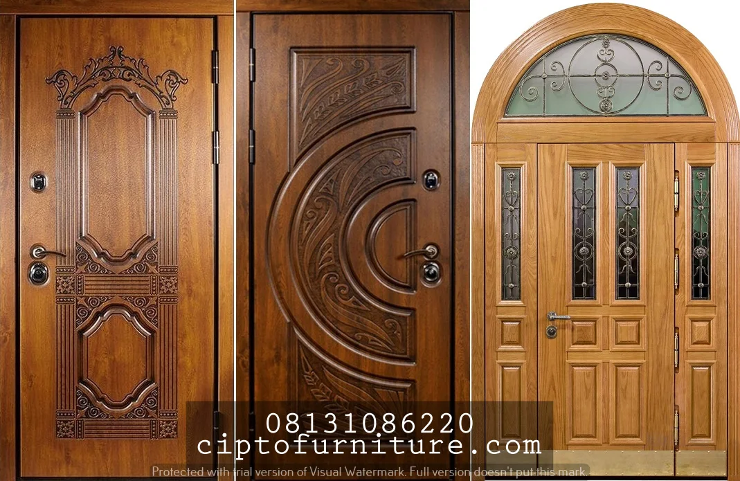 Gambar Pintu Rumah Klasik Mewah 3 Model Pintu Rumah Mewah