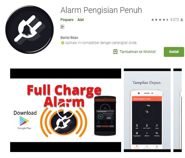 Membuat alarm pengingat baterai android saat penuh Cara Membuat Alarm Pengingat Baterai Android Penuh