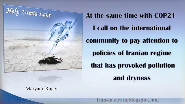 Iran-Maryam Rajavi's massage to the International Climate Change Conference in Paris