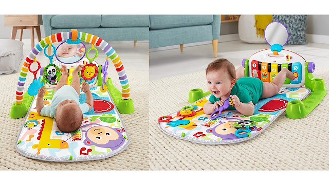 Fisher Price Deluxe Kick and Play Piano Gym