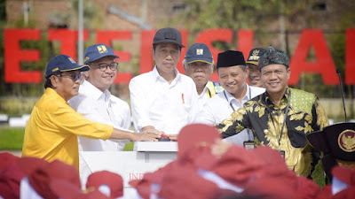  Cegah Banjir dan Kemacetan di Bandung,  Presiden Jokowi Resmikan Empat Infrastruktur 