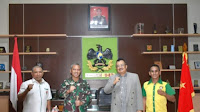 Danrem 043/Gatam Terima Audiensi Pengurus Pertina Lampung
