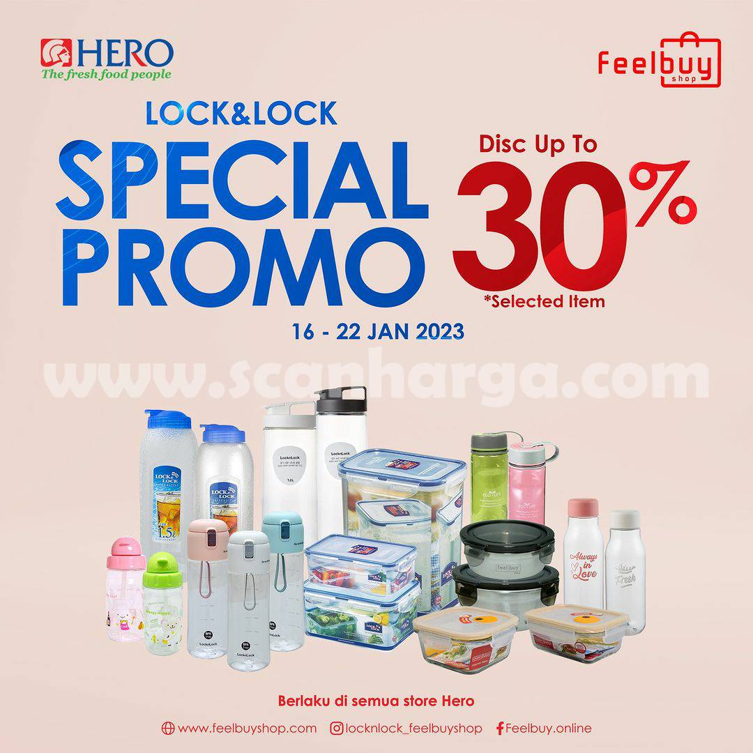 Hero Supermarket Promo LocknLock Diskon 30%