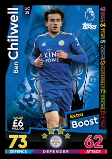 Topps Match Attax Extra 2018-2019 Leicester City Set