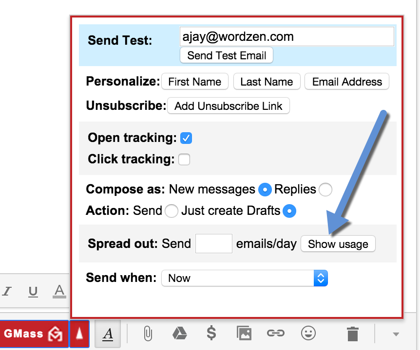 New Feature Check Your Gmail Account S Quota And Sending Ability