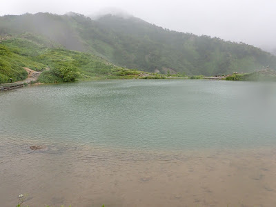 雨の八方池