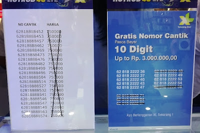 Gratis Nomor Cantik 10 Digit Harga Selangit Dari XL