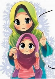 20+ Paling Populer Gambar Kartun Muslimah Untuk Mewarnai