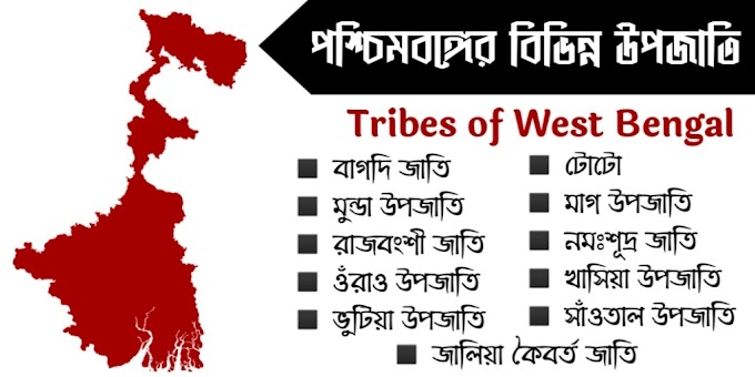 পশ্চিমবঙ্গের বিভিন্ন উপজাতি - Tribes of West Bengal || West Bengal GK