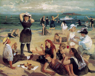 John Sloan, South Beach Bathers, 1907