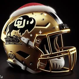 Colorado Buffaloes Christmas Helmets