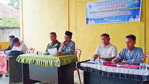 Musyawarah Desa, Remuk Stunting Desa Sungai Baung Berjalan Sukses