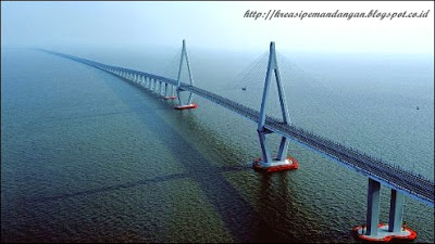 Waw Inilah Jembatan Terpanjang Di Dunia !!!