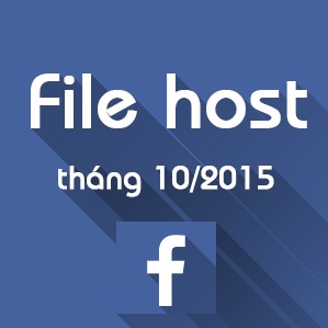 File host vào Facebook mới nhất tháng 10/2015