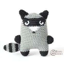 Mapache amigurumi