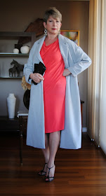 grey slick coat is great with contrasting colours