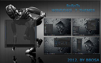 THEME WINDOWS 7 ROBOTS COOL TERBARU
