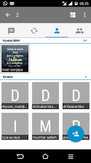 blokir kontak BBM