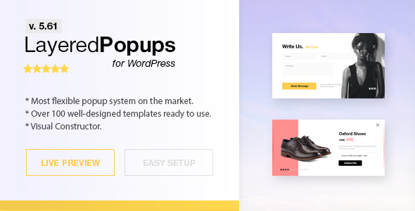 Layered Popups for WordPress