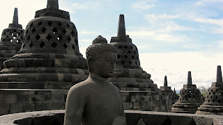 Statue at Borobudur Temple