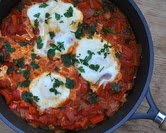 Shakshuka (Eggs Nested in Summer Vegetables)