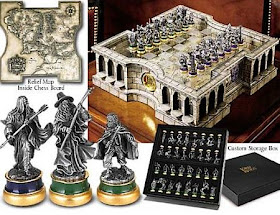 lord of the rings chess set