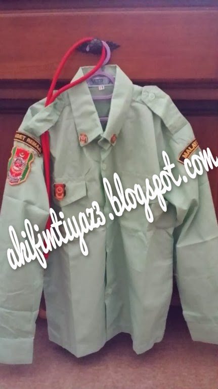 Jahit Logo Kadet Remaja Sekolah KRS Akif Imtiyaz