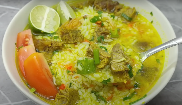Resep Masakan : Soto Daging Lezat bergizi dan murah meriah