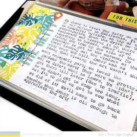 Vacation Pocket Page Spread using Citrus Twist Kits Excursions Kit - Lydia Cost