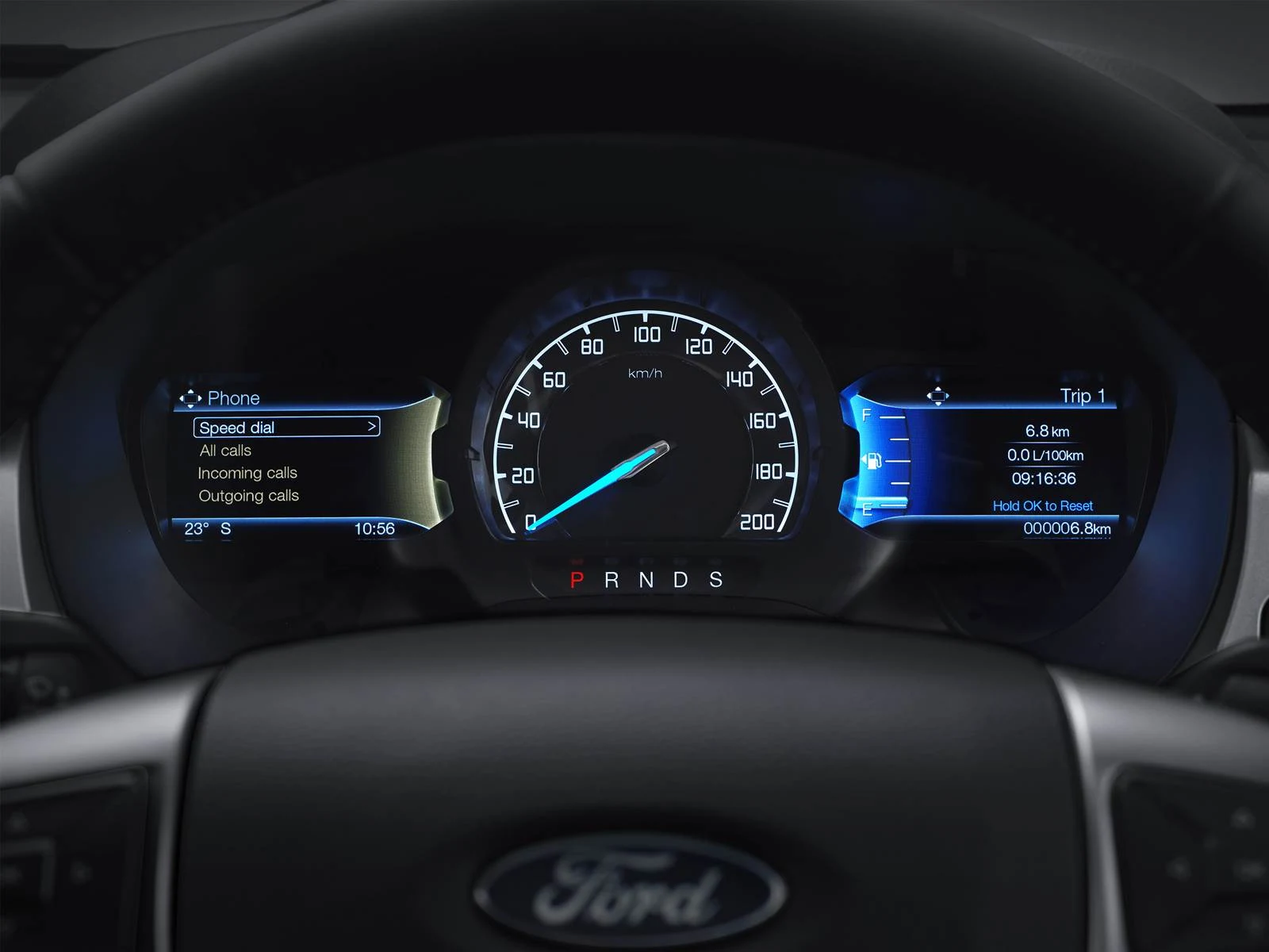 Novo Ford Ranger 2016 - cluster de instrumentos