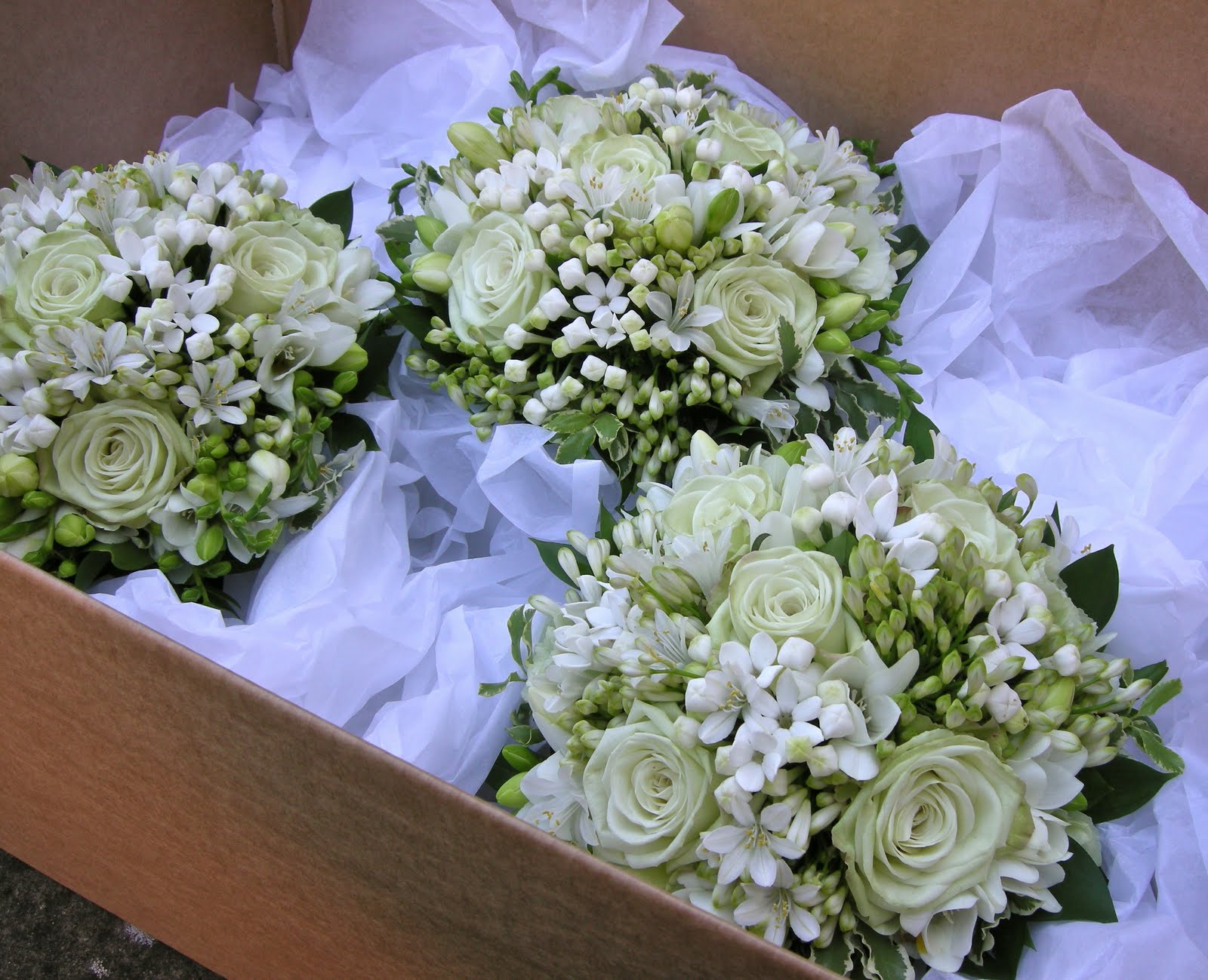 Pale green and white wedding