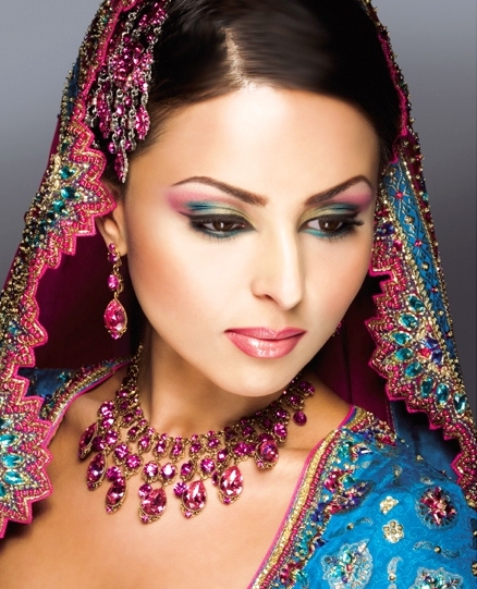 Arabic Bridal Make up arab wedding hairstyles