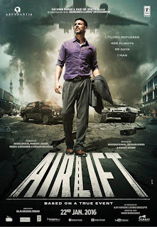 Airlift Akshay Kumar New Movie HD poster Official
