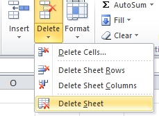 Excel worksheet