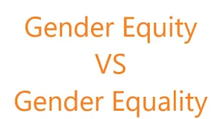 gender equity vs gender equality
