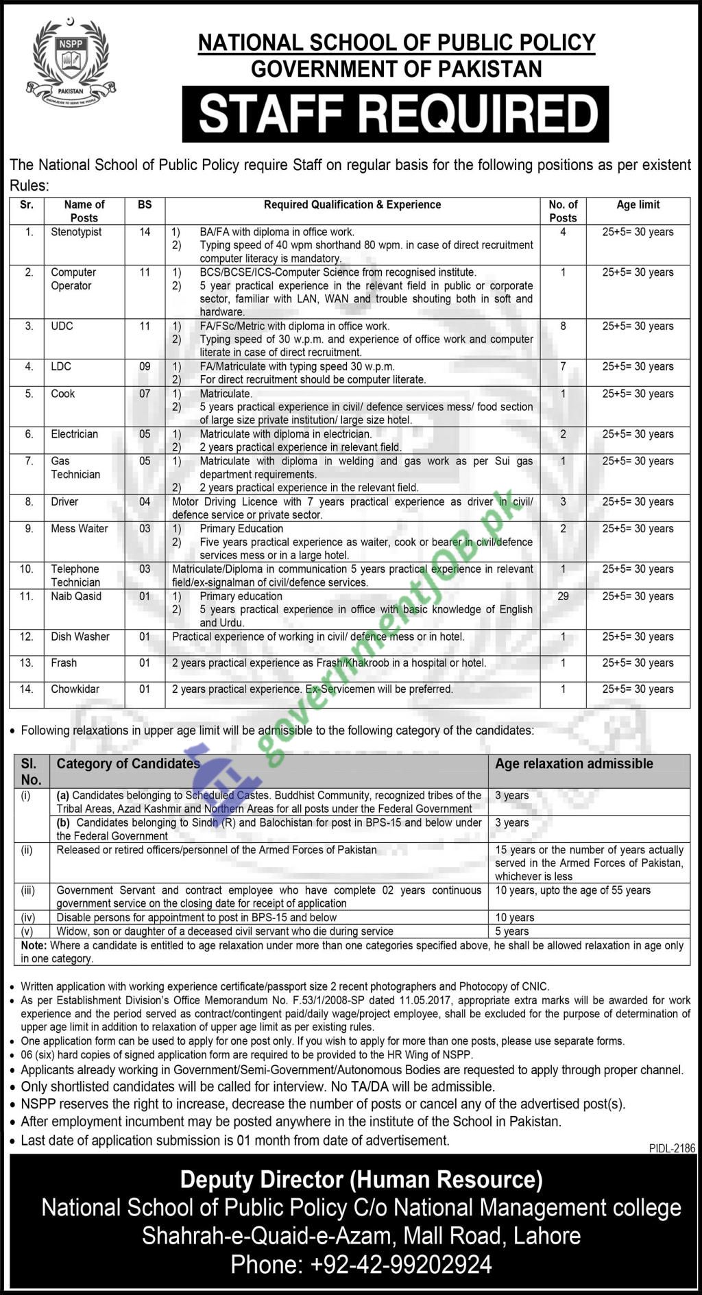 National School of Public Policy NSPP Jobs 2023