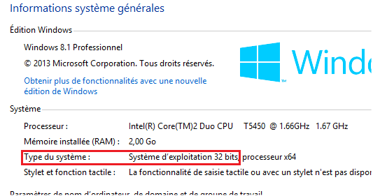 capture d'écran Windows 8