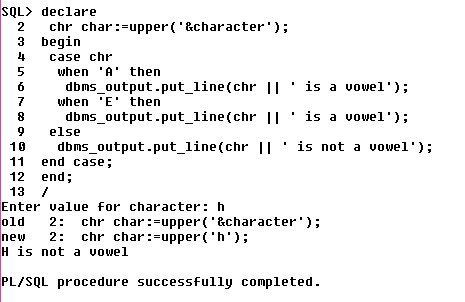 Case when exists oracle example